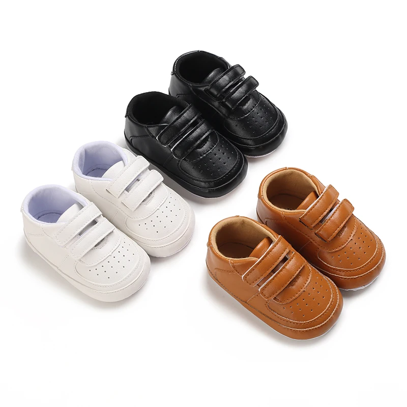 Babyschuhe 0–1 Jahre alte Babyschuhe, weiche Stoffsohle, rutschfeste Lernschuhe für Kleinkinder, weiße Schuhe für Sportschuhe