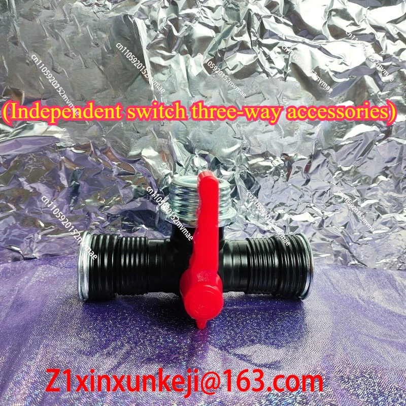 Das T-Verbindungszubehör für Gasmaskenschalter-Schalter wird zum Anschluss einer Doppelflasche oder eines unabhängigen Schalterkanals mit doppeltem Beutel verwendet Image