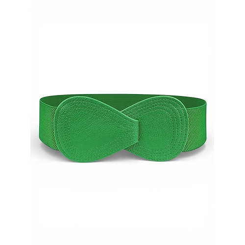 Elastischer Damengürtel aus Polyester, in verschiedenen Farben erhältlich, bequem und dehnbar, perfekt für den St. Patrick's Day und den Alltag Image
