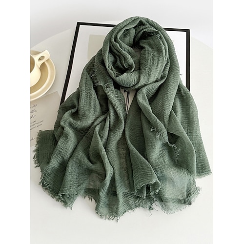 Leichter Damenschal aus Polyester, in verschiedenen Farben erhältlich, weich und dünn, perfekt für den St. Patrick's Day und den Alltag. Image