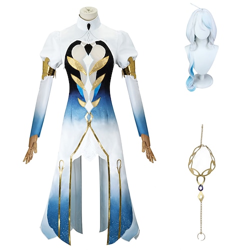 Elementar-Saga Schwerpunkte Anime Cosplay Kostüm Outfits Cosplay-Anzüge Videospielkostüme Halloween Karneval Party Comic-Konzert Kostüm Für Damen Erwachsene Image