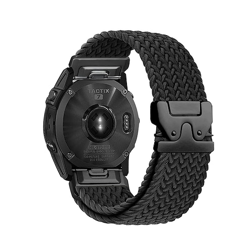 Quickfit 22 mm/26 mm Silikon-Smartwatch-Armband für Garmin Fenix 7x/7 Solar/6x/6 Pro/5/5x Plus/3/3hr/Epix Image