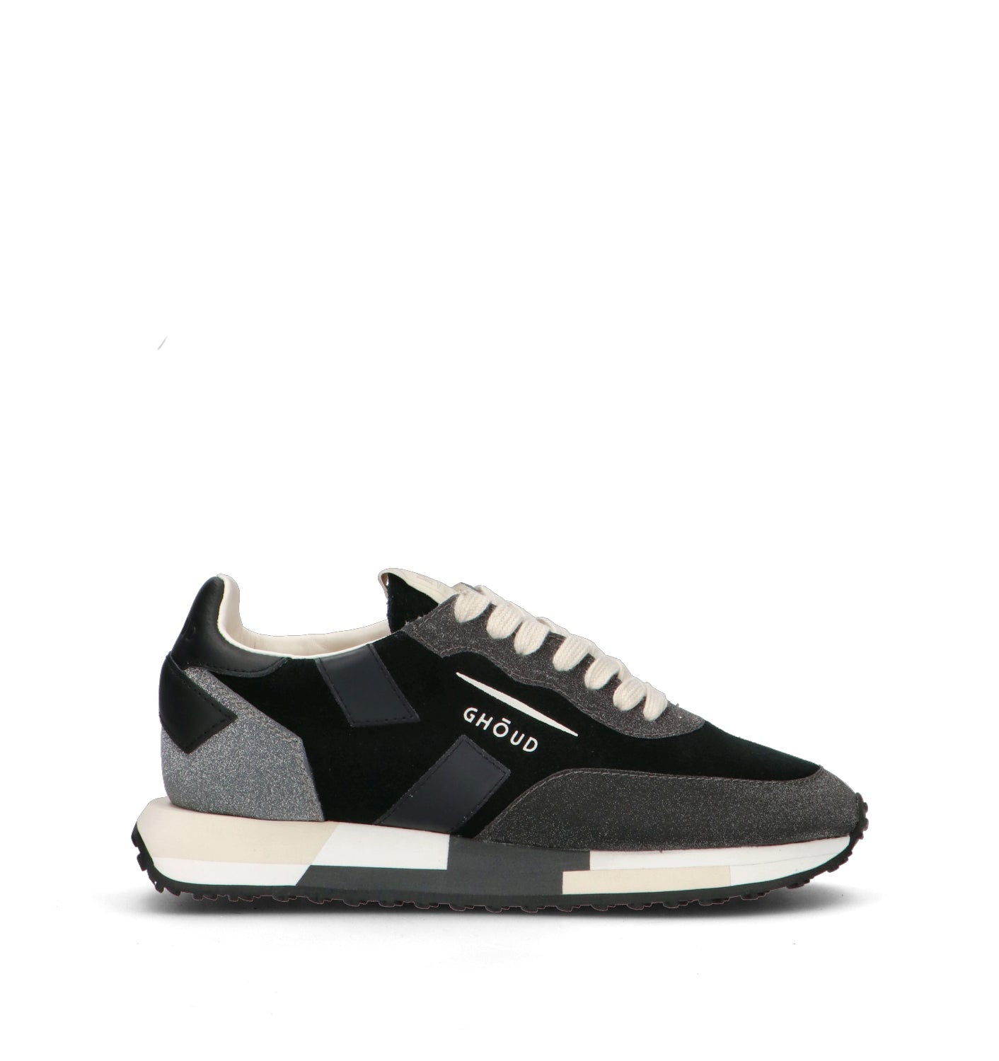 GHOUDSNEAKERS "DONNA" "NERO"
