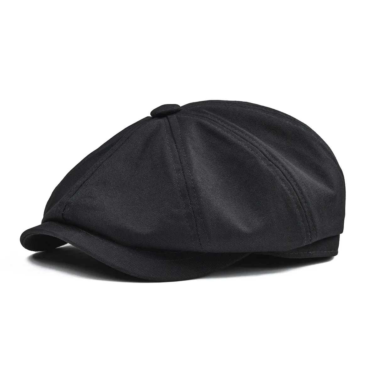 Botvela Berretto da strillone Cappello da uomo in twill di cotone Baker Boy Caps Retro Grande copricapo Cappelli grandi Cabbie Apple Beret