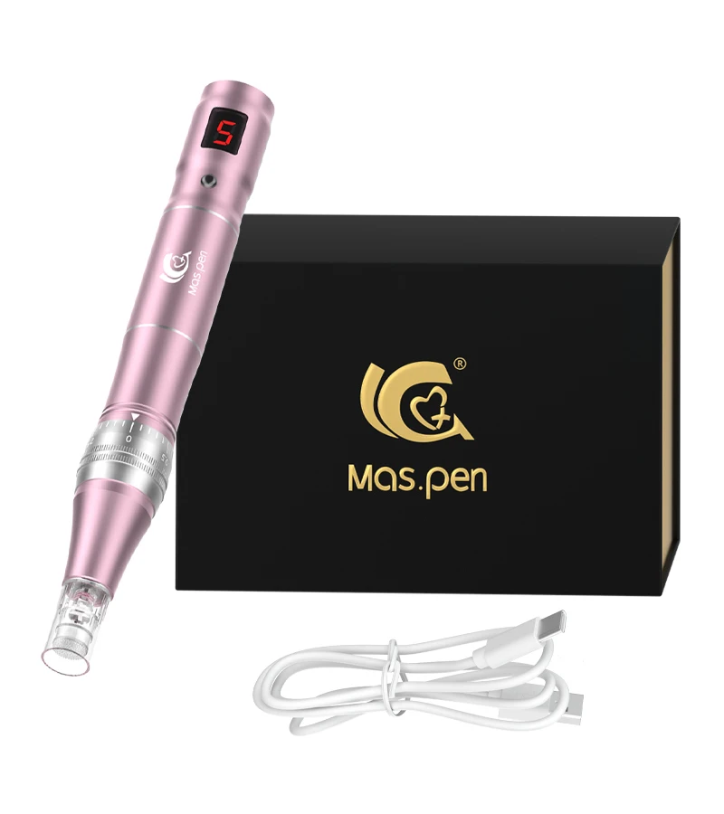 Mas Pen L3 Microneedling Derma Pen Eingebauter Akku mit 500 mAh Kapazität, wiederaufladbares Schönheitsgerät mit Geschenkbox-Design Image