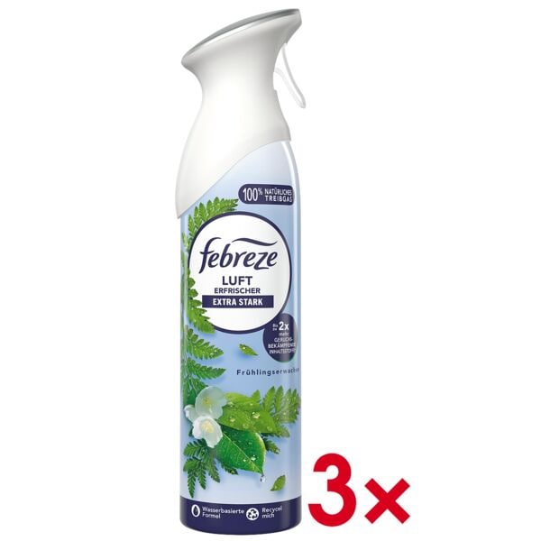 febreze 3x Lufterfrischer »Extra stark Frühlingserwachen« blau Image