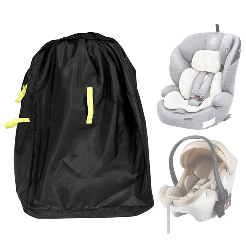 420D Oxford Große Auto Sitz Tasche Für Flugzeug Reise Baby Kinderwagen Staub Abdeckung Infant Träger Lagerung Tasche Mit Schulter Gurt