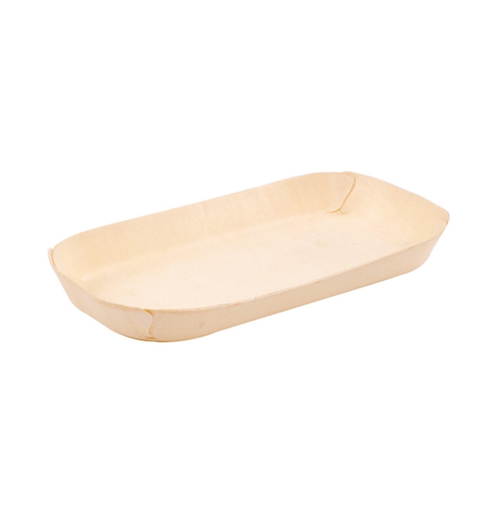 MONOUSO - Holz Backform Rechteckig 14,5x7x1,3cm (50 Stück) Image