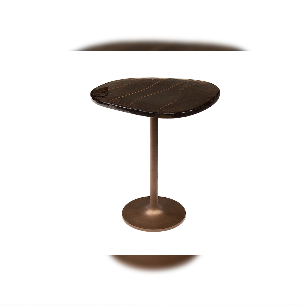 KAWOLA Beistelltisch DARI M Glas kupfer Image