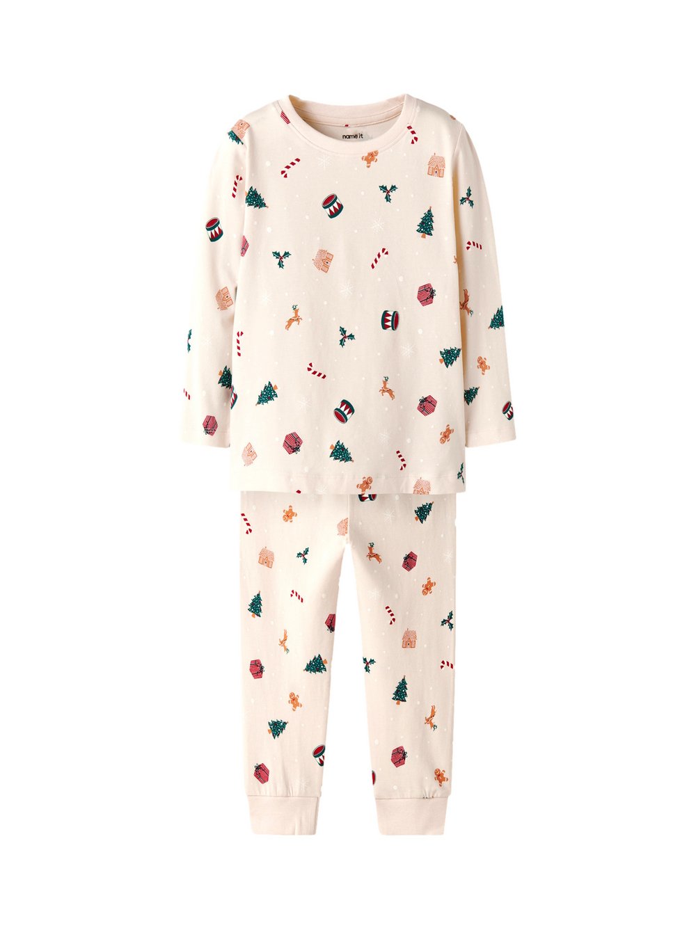 name it Pyjama Mädchen weiß, 128 Image