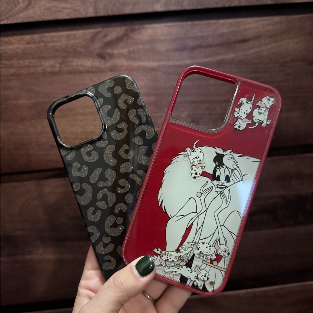 Kate Spade Cell Phones & Accessories | Cruella De Vil Themed Phone Case - Red And Black And Leopard Print | Color: Black/Red | Size: Os