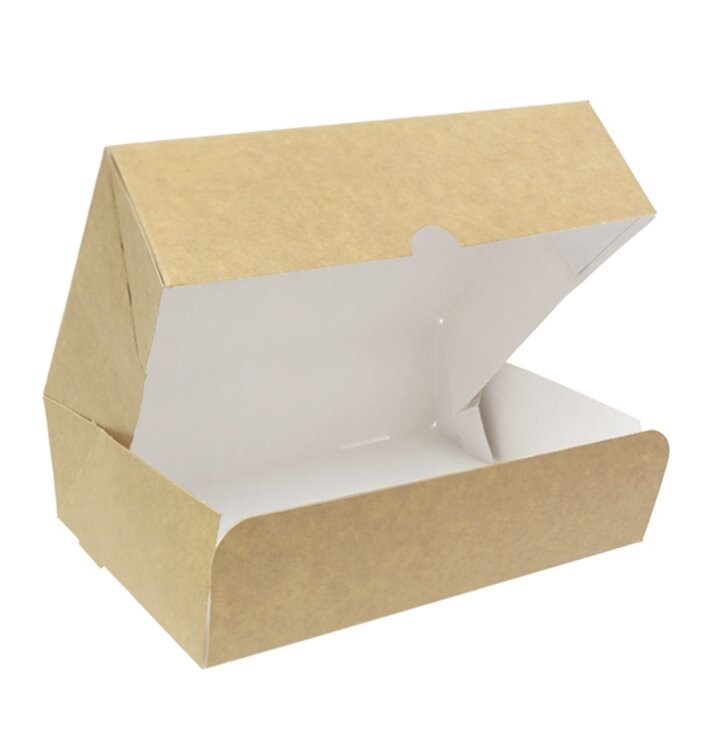 MONOUSO - Gebäck Box Kraftkarton 18,2x13,6x5,2cm 500g (280 Stück) Image