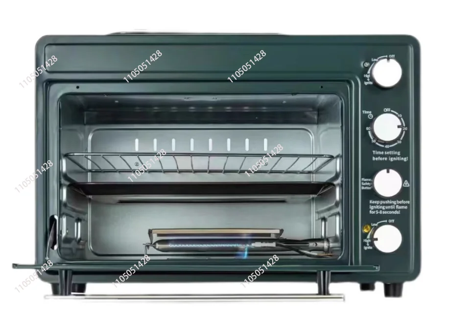 Haushalt Multifunktionale Outdoor Gas Pizza Ofen Gasherd 2-in-1 Tragbare Kleine Backofen Image