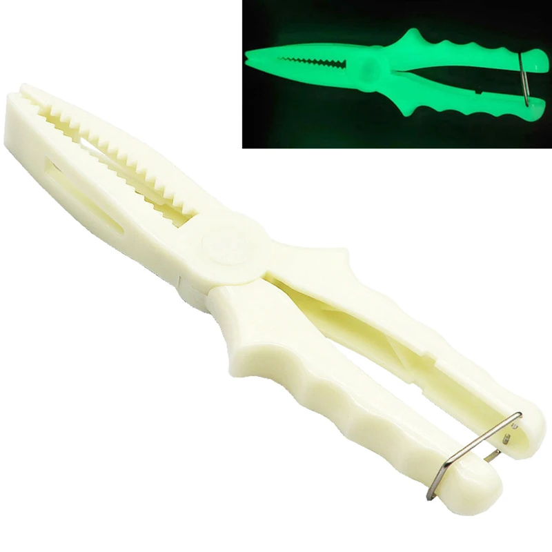 1Pc Nicht-slip Angeln Zangen ABS Fisch Clamp Grip Fangen Release Werkzeug Haken Extractor Fisch Körper Halter Zange schere Angeln Zangen Image