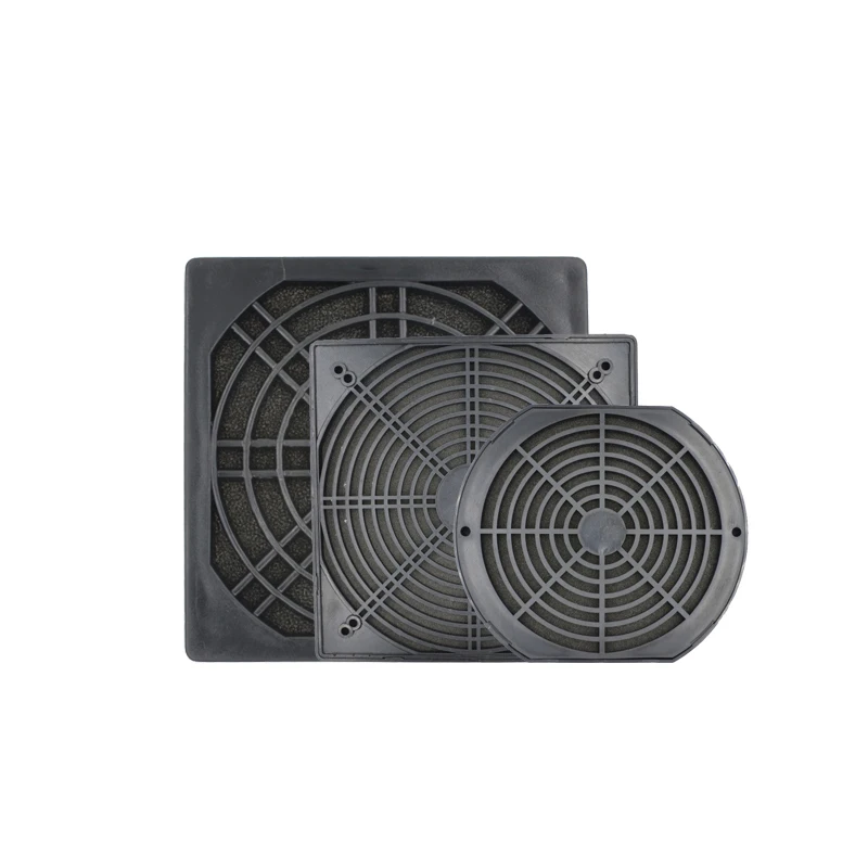 Staubdichte Netzabdeckung aus Kunststoff für Axialventilator, Lüfter, 40 mm, 50 mm, 60 mm, 70 mm, 80 mm, 92 mm, 110 mm, 120 mm, 150 mm, 172 mm, 200 mm Image