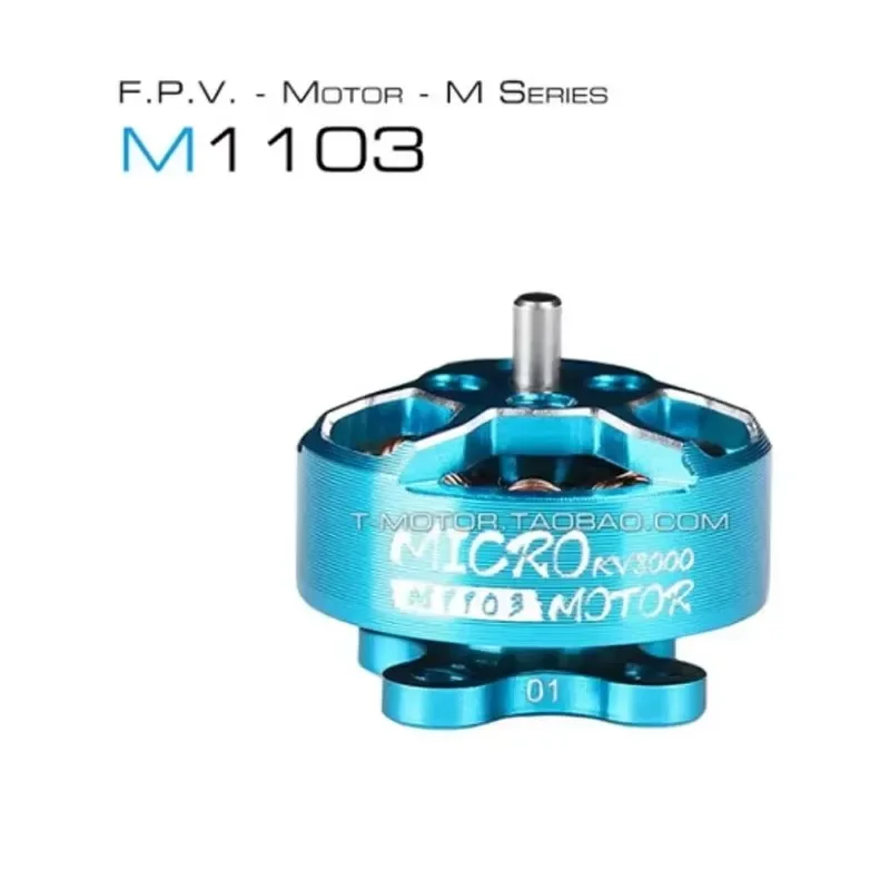 T-MOTOR T-HOBBY M1103 Mikro-Brushless-DC-Motor KV8000 KV11000 Geeignet für 1,6-2,5 Zoll FPV Whoop 2-3 Zoll Toorhpick Image