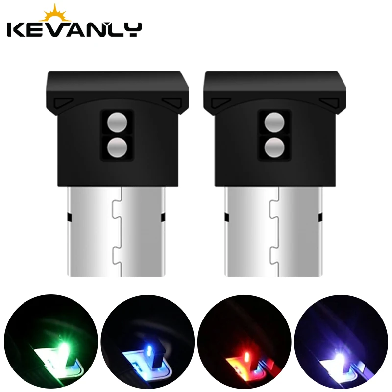 Mini USB LED veilleuse voiture lumière Auto intérieur atmosphère lumière pour prise lampe petit livre lampe LED Protection des yeux lampe de lecture