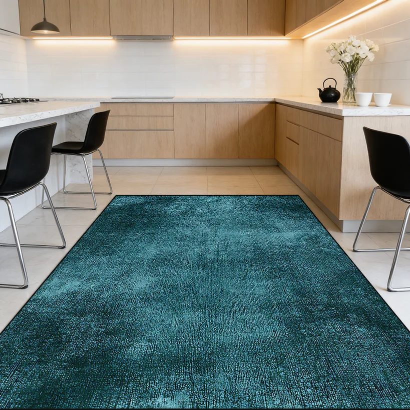 Gray Industrial Style Office Area Carpet Lint-free Non-slip Washable Living Room Rug Decoration Kitchen Easy Clean Door Foot Mat