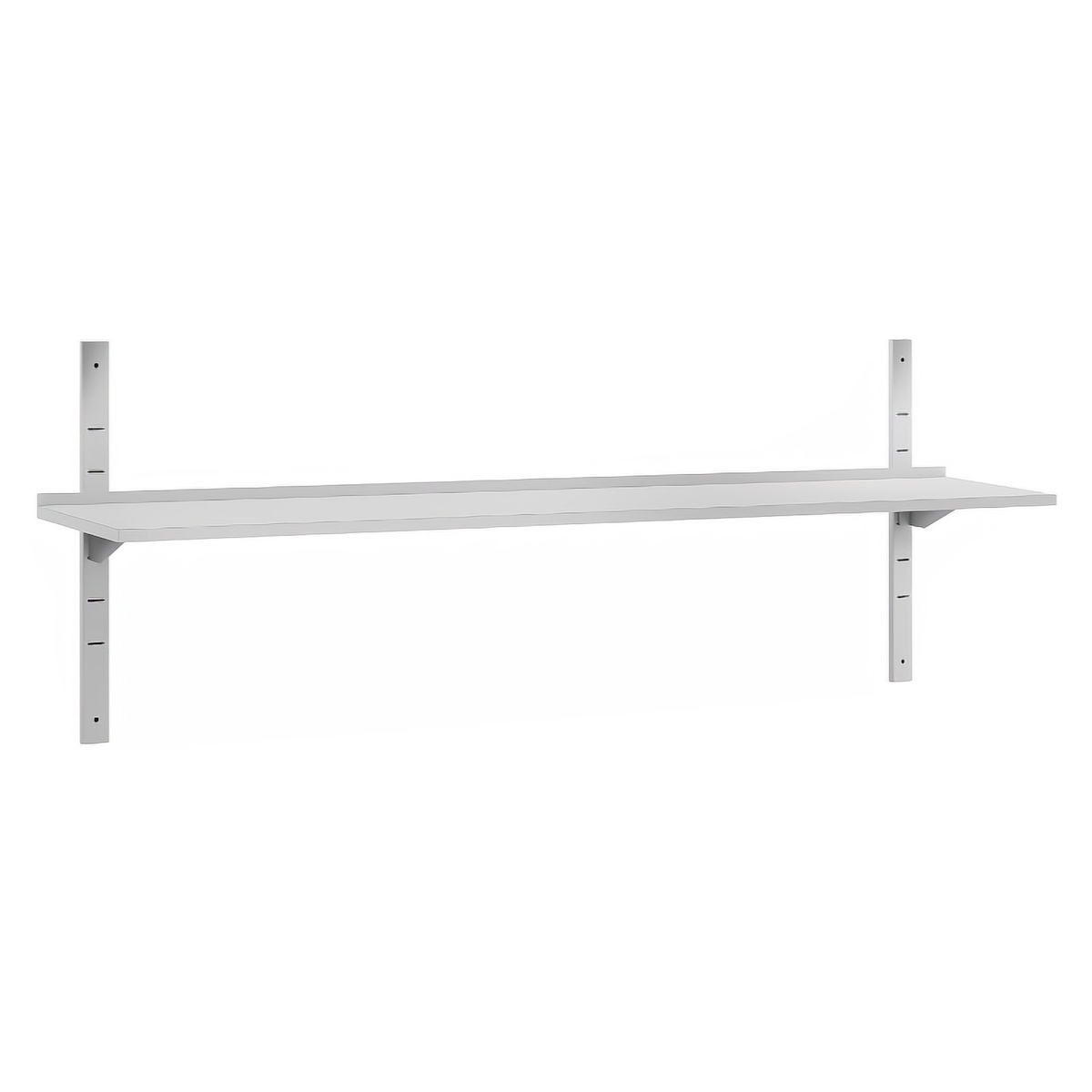 Ristoattrezzature Glattes Wandregal aus Edelstahl 140x30x3,5h cm - VS Image