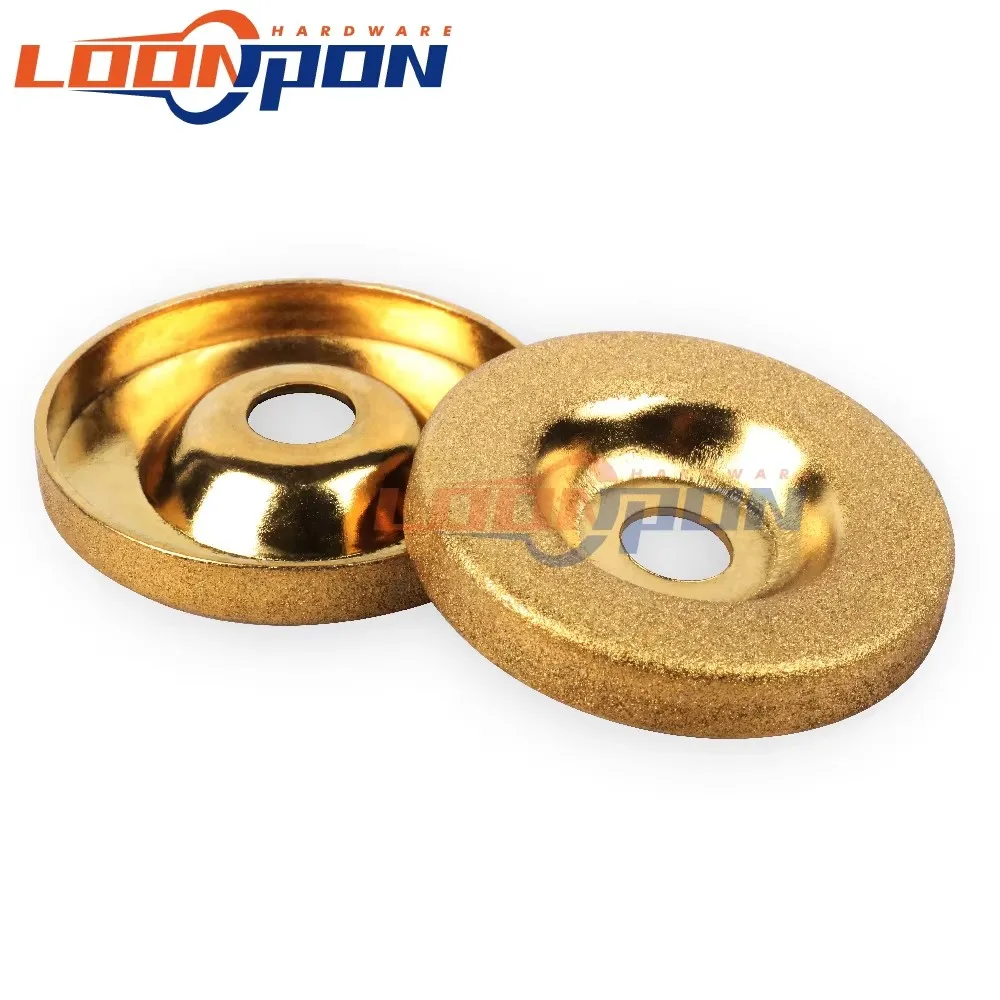 50 mm Diamant-Schleifscheibe, galvanisierter Kreis, Scheibenschleifer, Steinschneiden, Drehwerkzeug zum schnellen Entfernen oder Trimmen, Körnung 150 Image