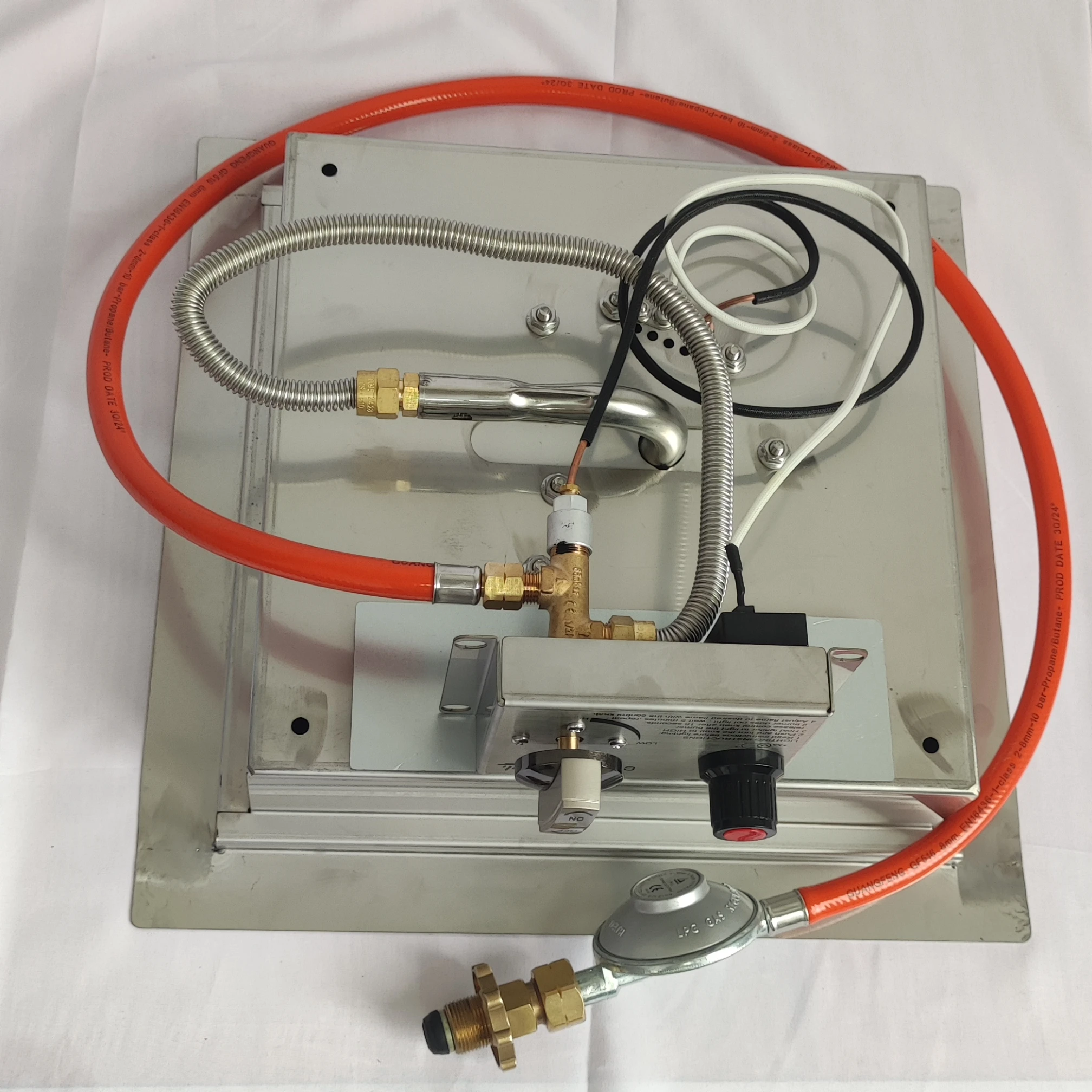 Fabrik Großhandel Neue Quadratische Form Feuerstelle Brenner Set Gas Betrieben Feuer brenner Image