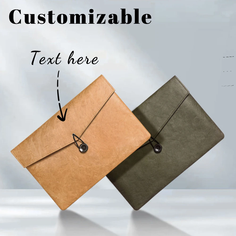 Maßgeschneiderte DuPont-Computerschutztaschen aus Papier, Bürotaschen und Dokumententaschen sind für 13,3/14/15,6-Zoll-Computer geeignet Image