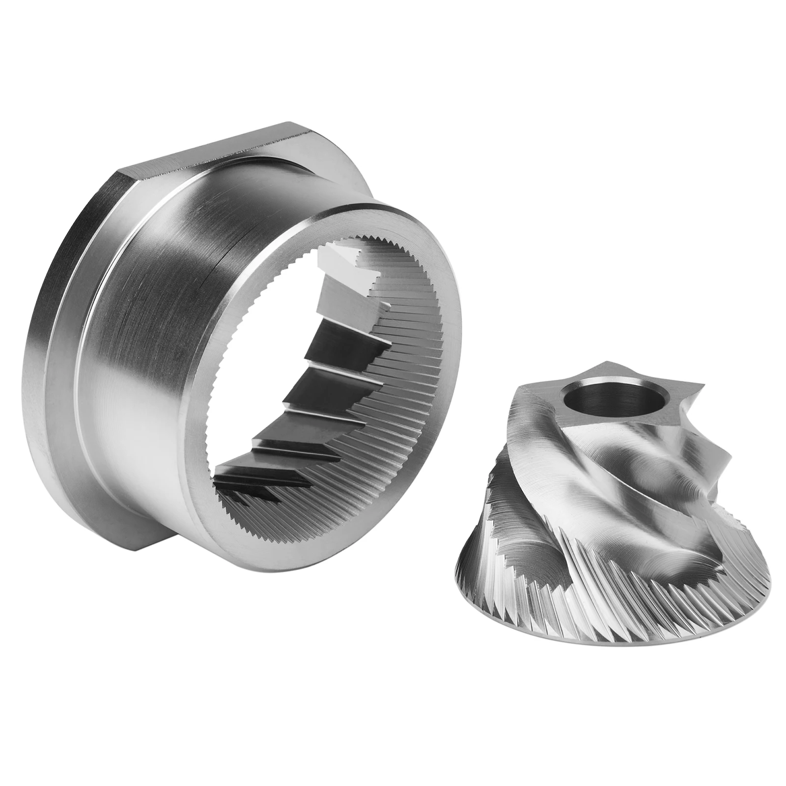 TASP Konisches Mahlwerk-Set aus Edelstahl, 48 mm, Kaffeemühle-Ersatzteile für Jura Saeco Magic Royal Strato Bosch Siemens Image