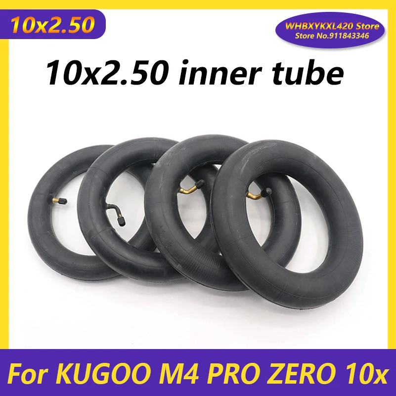 10-Zoll-Elektroroller-Schlauch 10 x 2,50 10 x 2,5 255 x 80 Reifen für KUGOO M4 PRO Zero 10x Zubehör Image