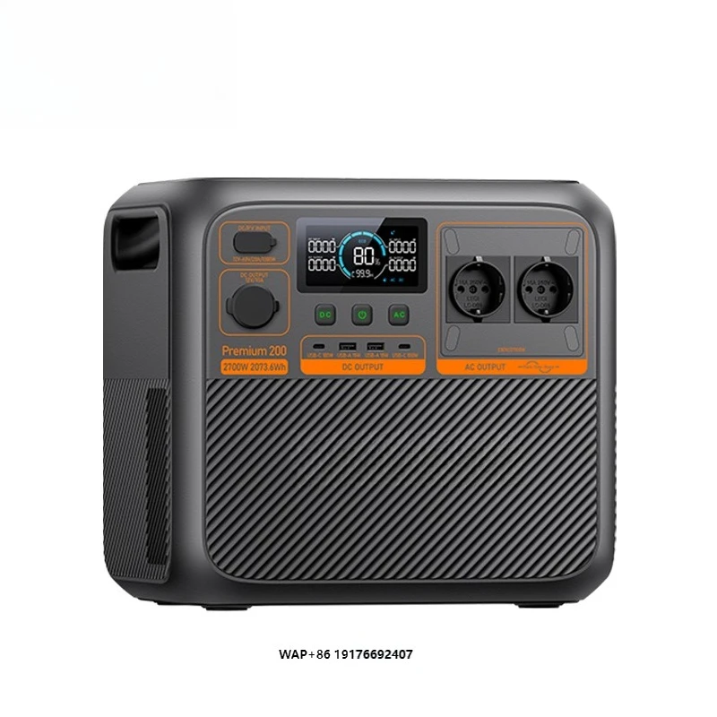 BLUETTI 2000 W 3000 W Solargenerator mit APP-Fernüberwachung, einstellbare Spannung 100 240 V für den Außenbereich, Industrie Image