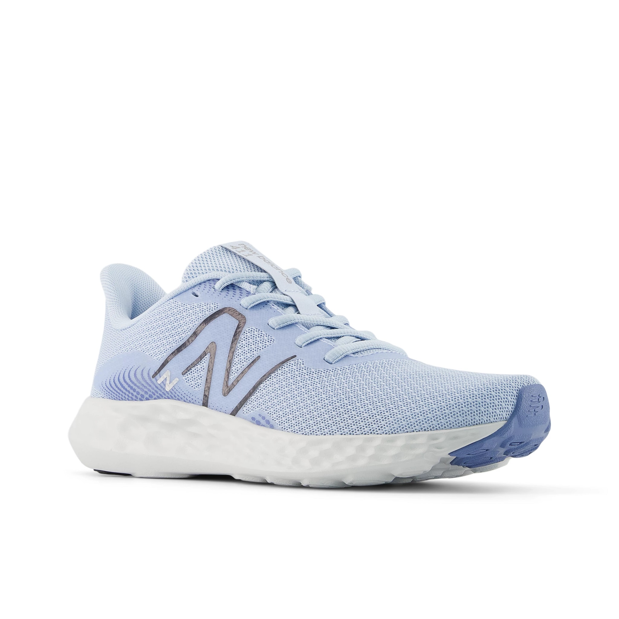 Laufschuh NEW BALANCE "411", Damen, Gr. 43, oxford blau, Synthetik, Textil, Schuhe Laufschuh
