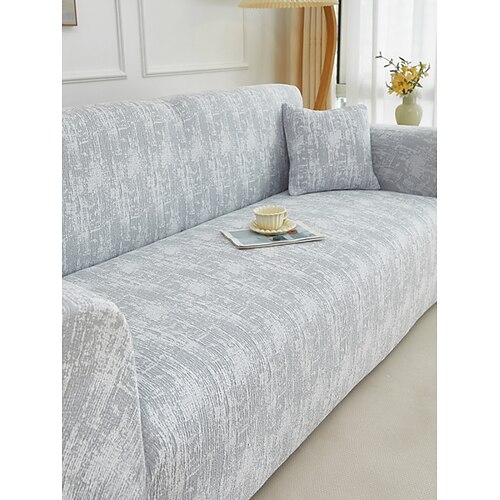 1 Stück modischer und luxuriöser Sofabezug aus elastischem Kunstleder, dekorativer Sofaschutz, rutschfest, staubdicht, kratzfest, geeignet für Schlaf- und Wohnzimmer zu jeder Jahreszeit Image