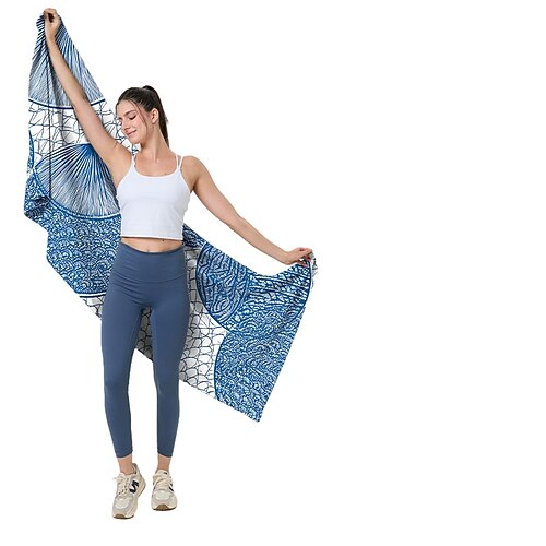 Übergroßes, schnelltrocknendes Mikrofaserhandtuch mit Magnetverschluss, super saugfähig und sandabweisend, perfekt für Strand, Pool, Reisen, Fitnessstudio und Camping Image