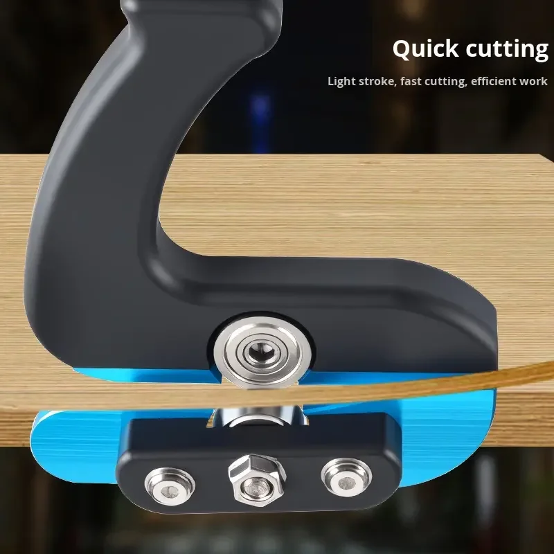 Vielseitiger Holzbearbeitungs-Kantenschneider für Grate für langlebiges Kantenanleimwerkzeug für Holz, Furnier, PVC, ABS Image