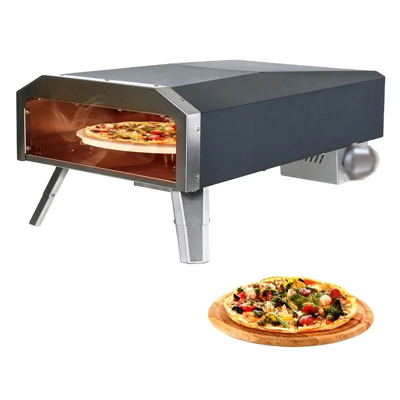 12-Zoll-Backofen mit Gasbeschichtung, tragbare Gas-Pizzaöfen mit Stein Image