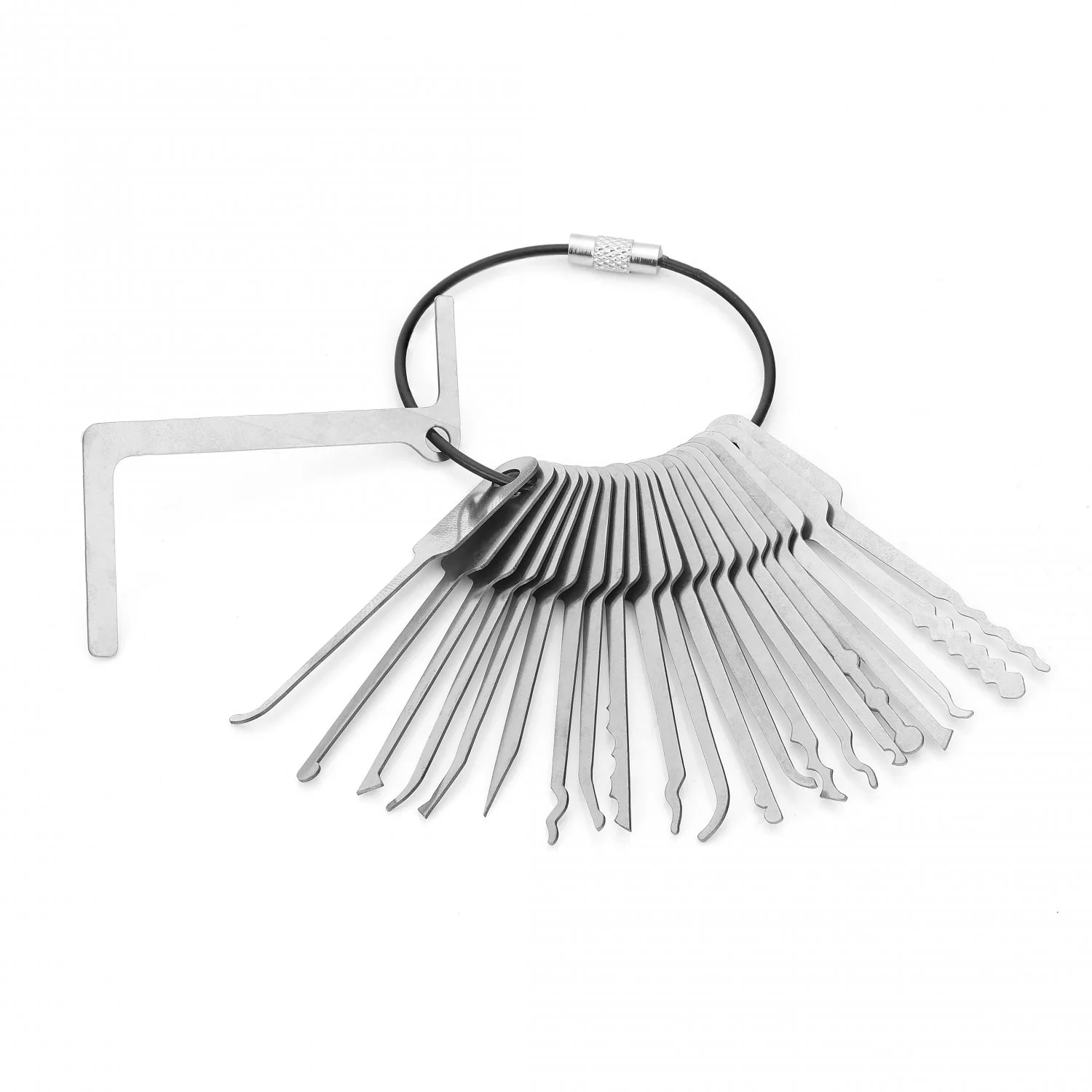 22 pezzi set strumenti chiave universale completamente funzionali chiave universale gancio di bloccaggio scheletro strumento portatile chiave universale per aprire tutte le porte