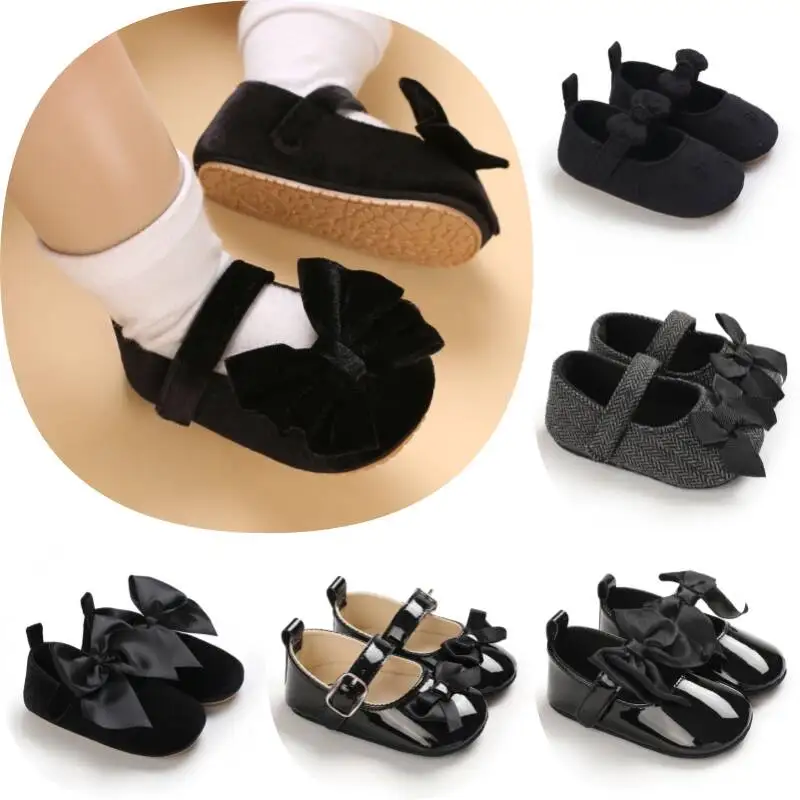 Baby-Mädchen-Schuhe, 0–18 Monate, bequem, zum Laufen lernen, Kleinkinder, Neugeborene, Damenschuhe, weiche Sohle, niedliche Kinderschuhe