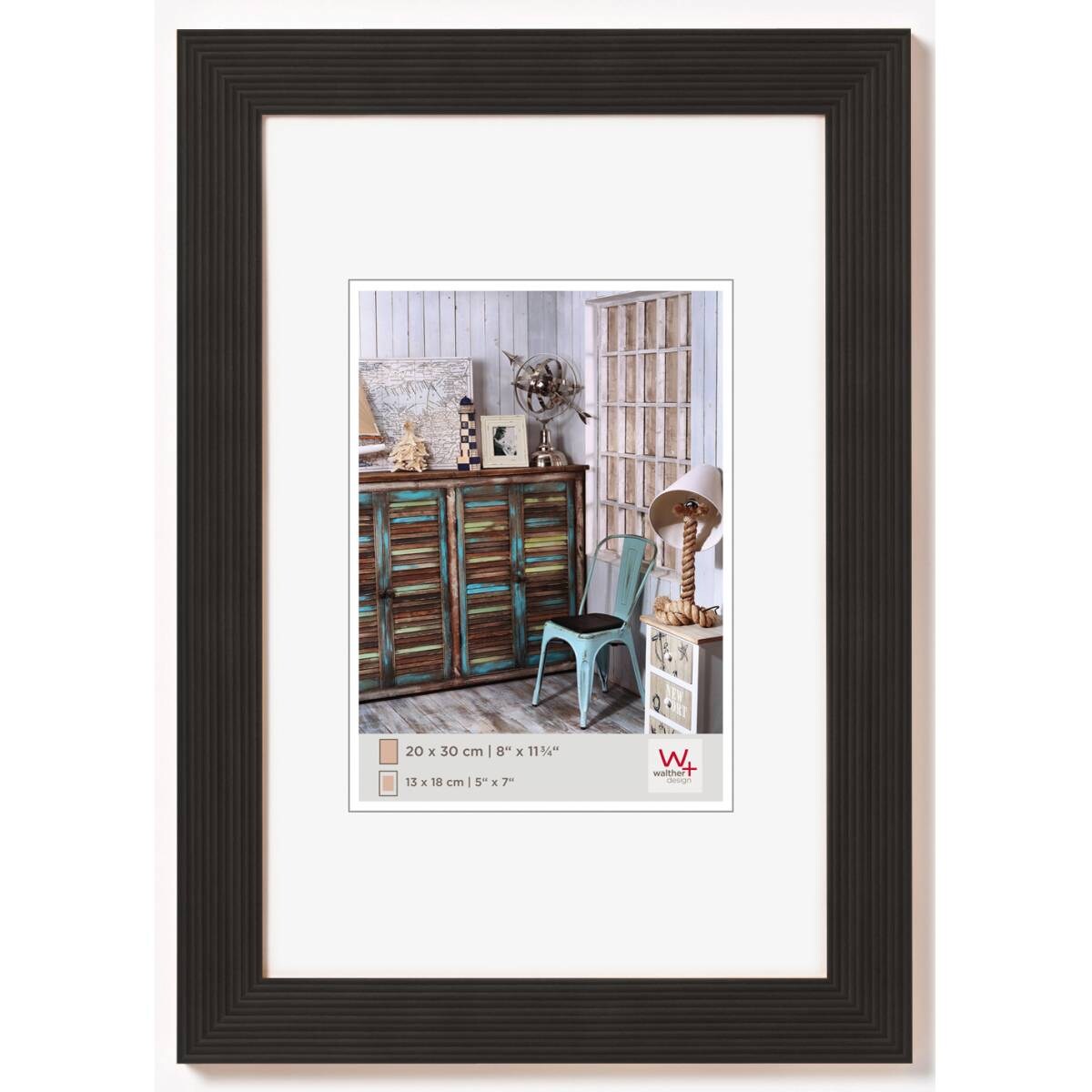 walther + design HI430B,Grado Holzr. 024X030 SCHWARZ Image