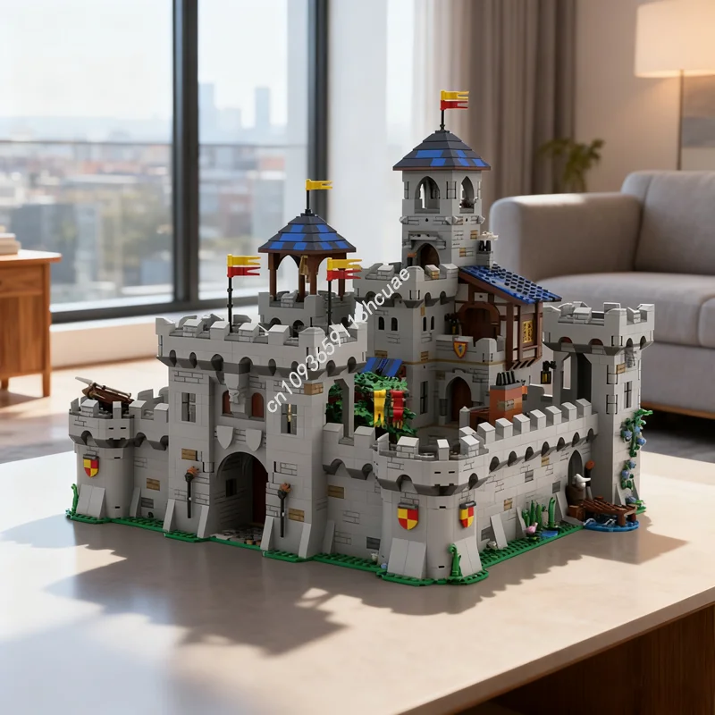 4039 stücke MOC Lionbrick Modulare Burg Löwe Modell Bausteine Bau Weihnachten Geschenk DIY Spielzeug Kreative Idee Ziegel Kinder Image