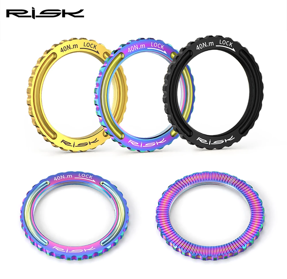 RISK Ti Alloy Lock Disc Druckkappe, kompatibel mit CP-Laufradsatz, hochfeste Titanlegierung Image