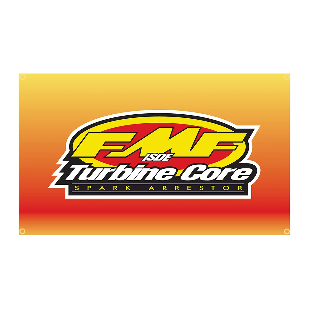 90x150cm FMF Racing Auto Funken Flagge Polyester Gedruckt Garage oder Im Freien Dekoration Banner Tapisserie Image