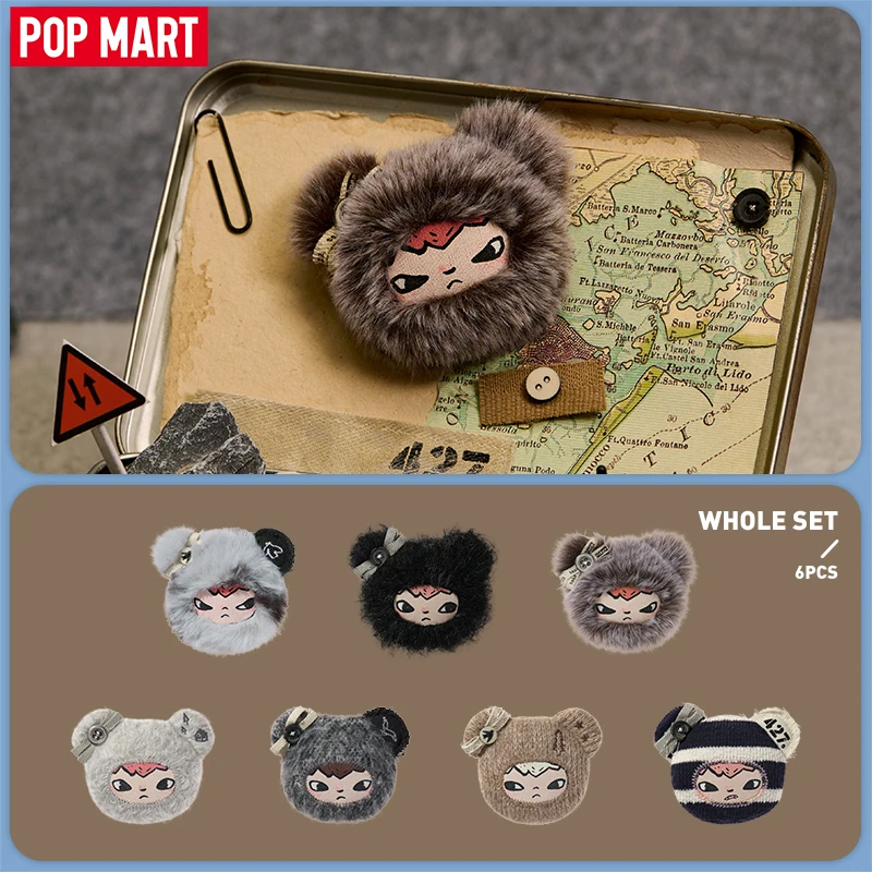 POP MART Hirono Road Journal Series-Kühlschrankmagnet Blindbox 1PC/6PCS Blindbox Image