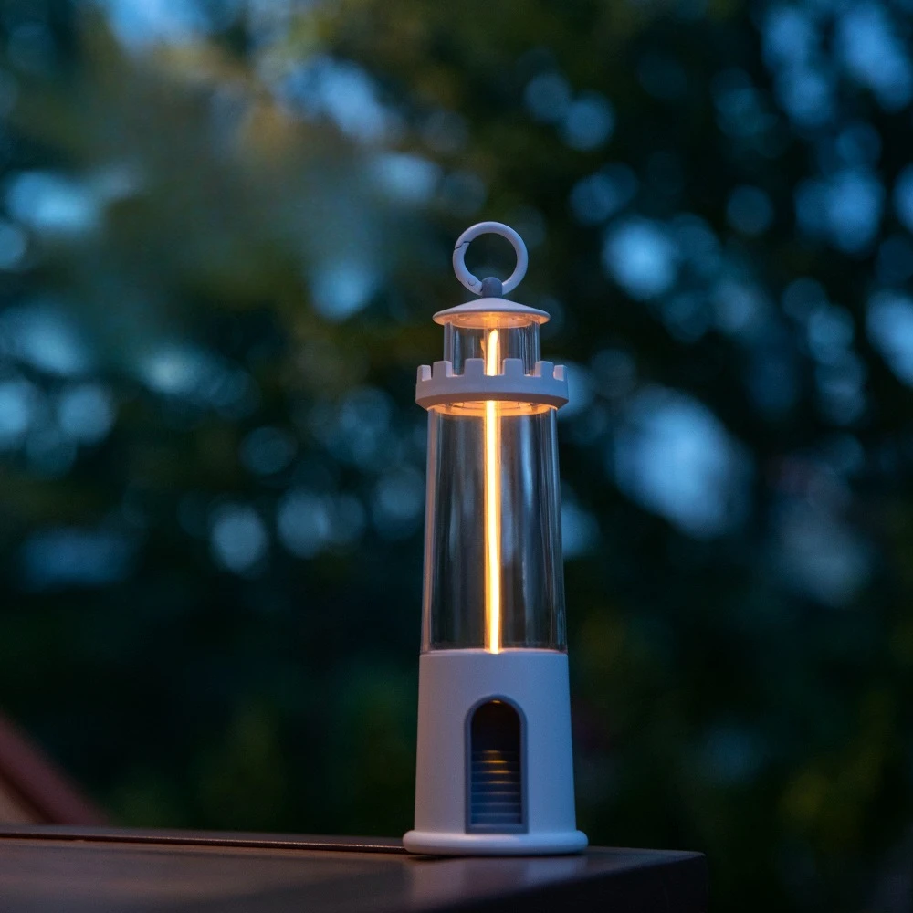 Turmlampe Outdoor Campinglampe Magnetsockel tragbar wiederaufladbar USB Hängezelt Atmosphäre Campinglampe