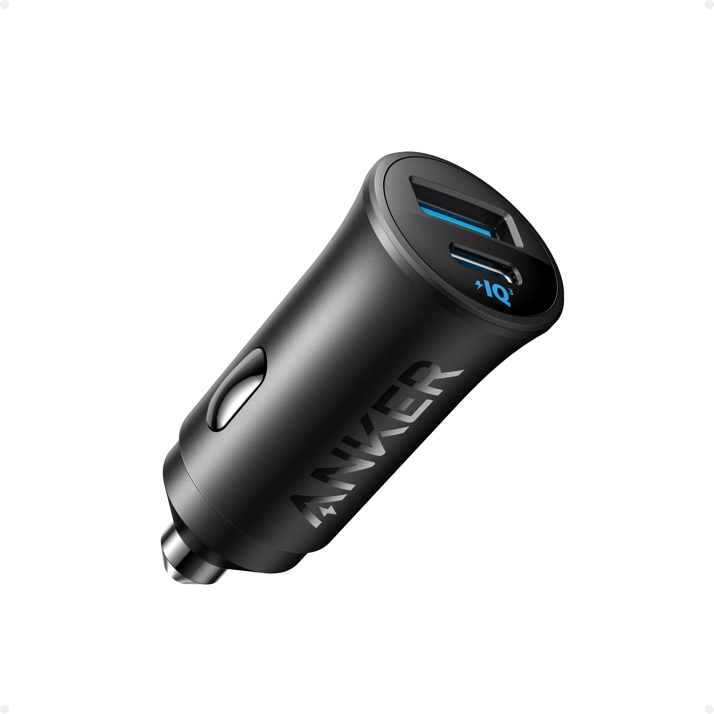 Anker USB-C-Autoladegerät, 30 W 2-Port-Typ-C-Auto-Netzteil, Autoladegerät für iPhone mit PowerIQ 3.0, für iPhone 16/15/14/13/12 Image