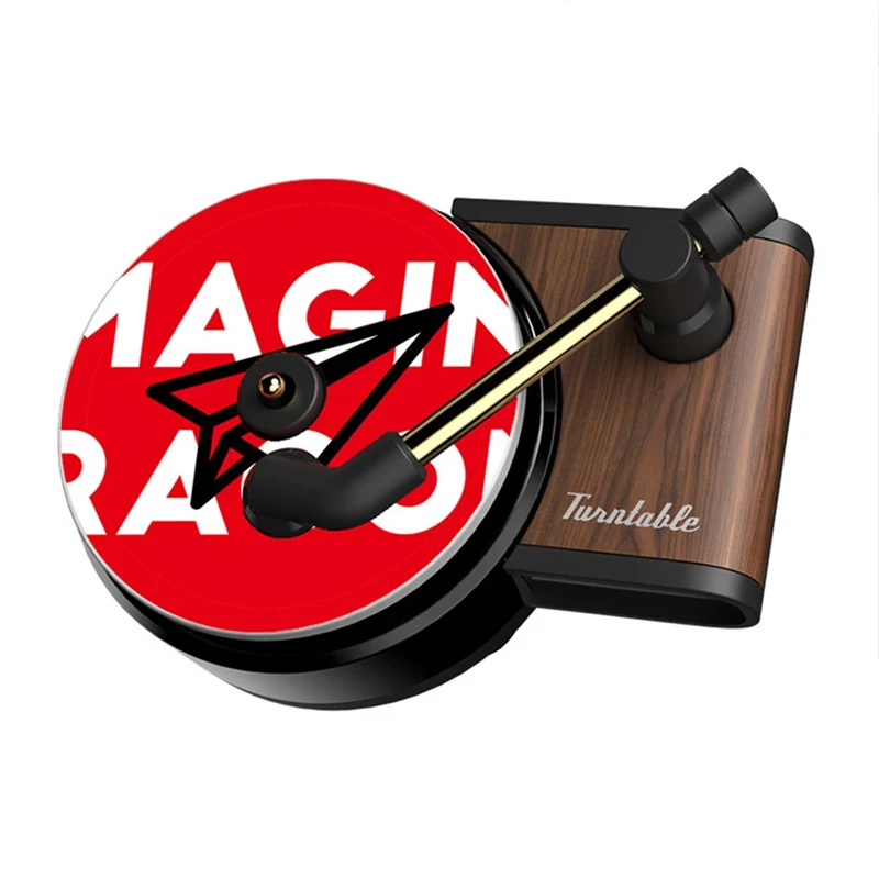 Deodorante per auto Giradischi Giradischi Clip per profumo per auto Fonografo in vinile Presa d'aria Clip per aromaterapia Diffusore di odori