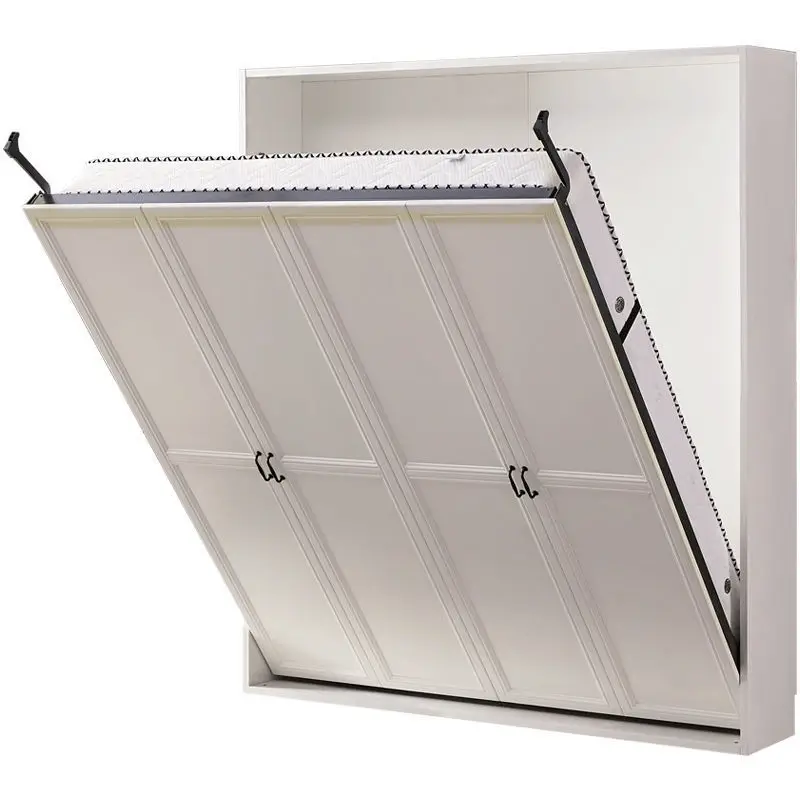 Neues unsichtbares Bett, Multifunktions-Klappbett, Einzelhaushalt, kleine Wohnung, verstecktes Doppelbett, Murphy ist jetzt gemacht Image