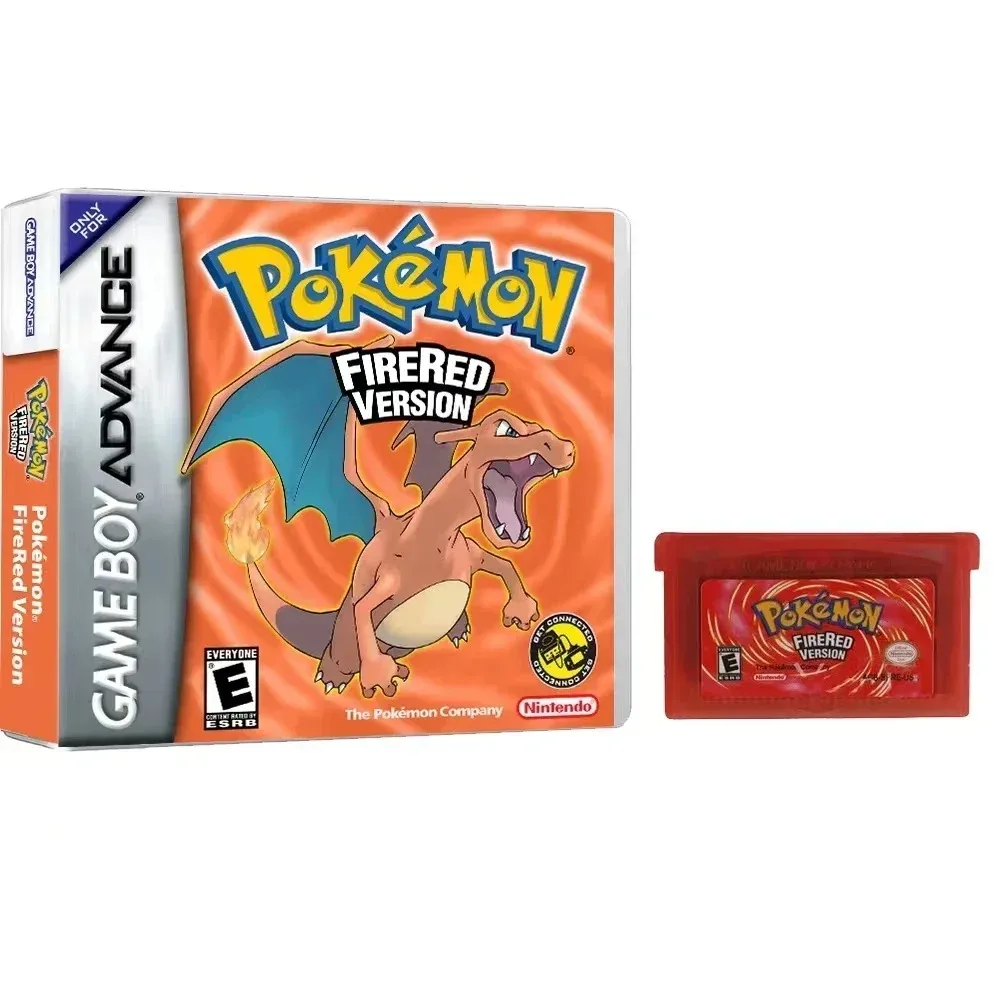 Mehrere Versionen der GBA-Spielbox der American Pok é Mon-Serie mit 32-Bit-Videospielkassetten. Kein Handbuch verfügbar Image