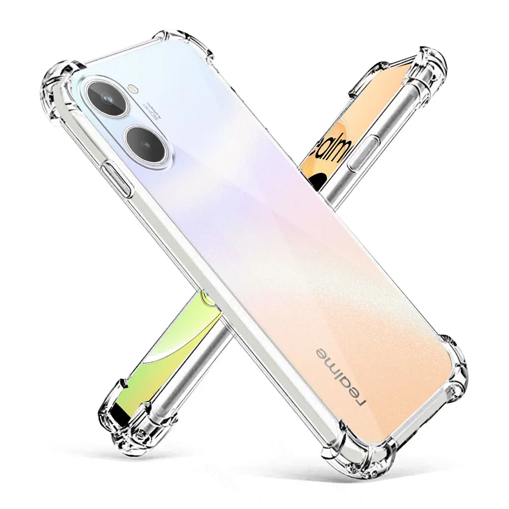 Per OPPO Realme 10 Custodia Trasparente Antiurto In Silicone Morbida Copertura Del Telefono Custodie Per Realme 10 Coque Per Realme 10 4G Trasparente Fundas
