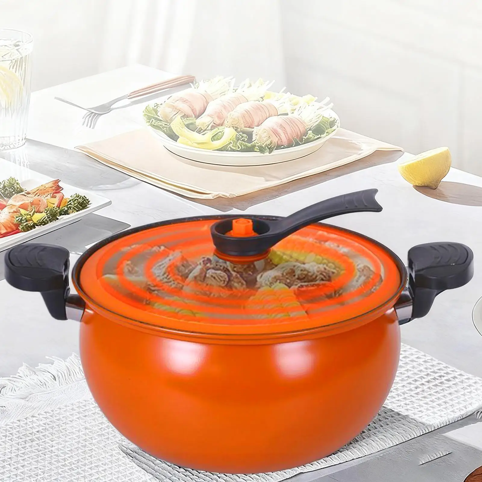 Marmite grande batterie de cuisine robuste Pots de cuisine ustensiles de cuisine casserole antiadhésive pour cuisinière électrique en céramique à gaz cuisine à domicile