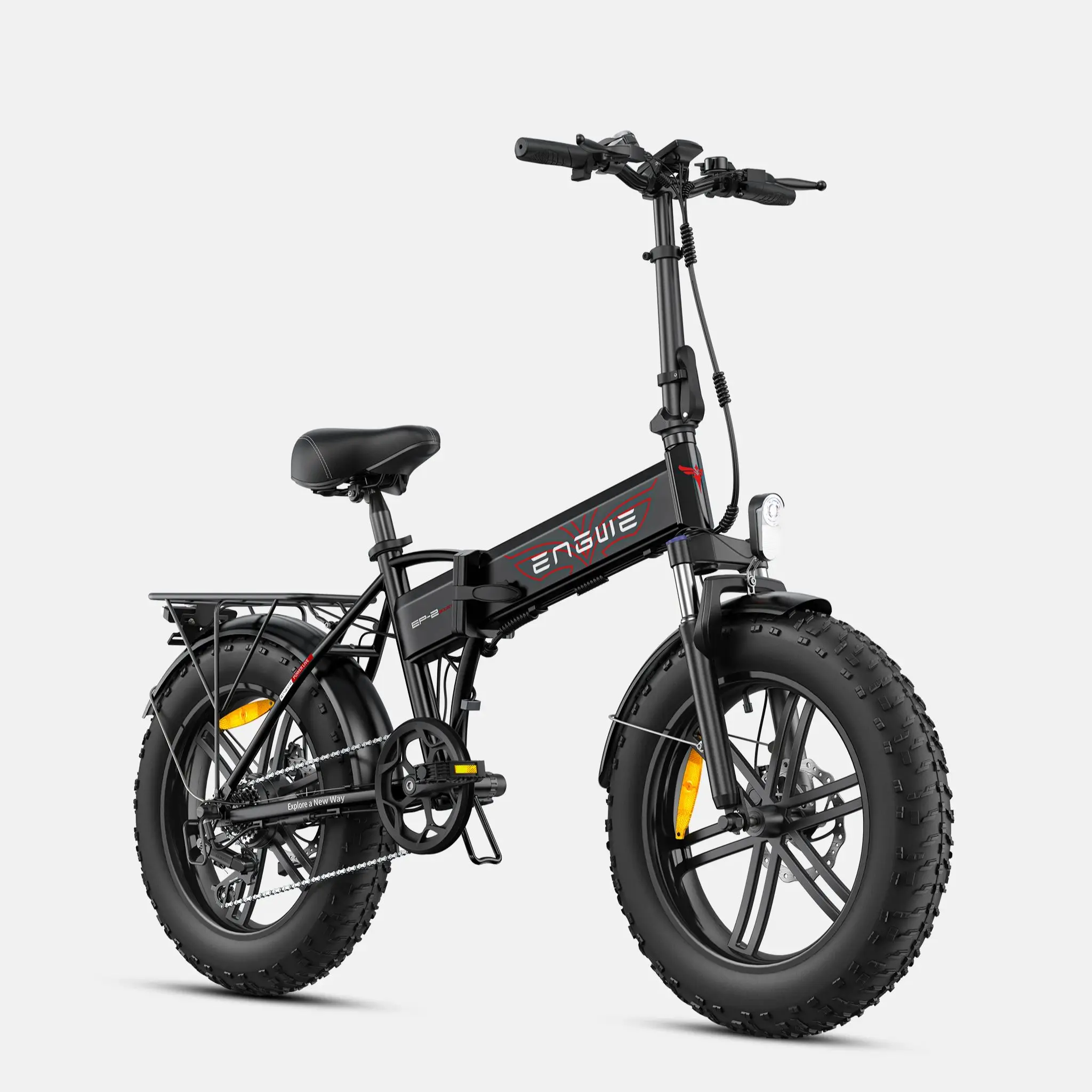 ENGWE EP-2Boost Elektrofahrrad 250W Motor 48V13AH Batterie E-Bike Klappbares 20*4 Zoll breites Reifen-Elektrofahrrad für Erwachsene Image