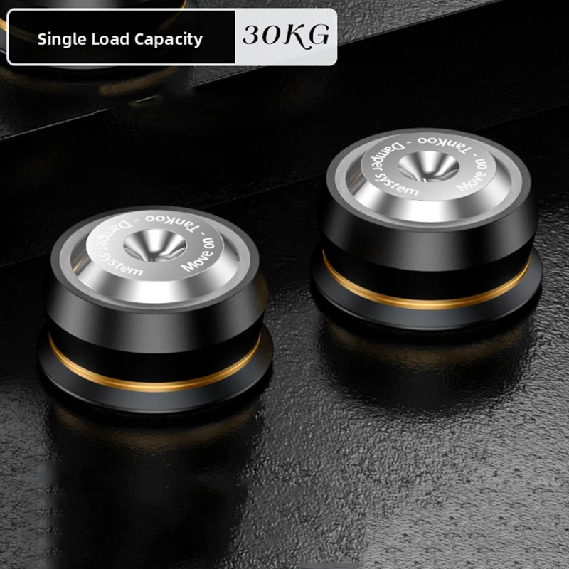 4er-Pack, Lautsprecher-Stoßdämpfer-Fußnagel, Subwoofer-Stoßdämpfer-Fußpolster für HI-FI AUDIO Image